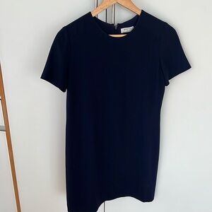 Aritzia Babaton blue shirt dress